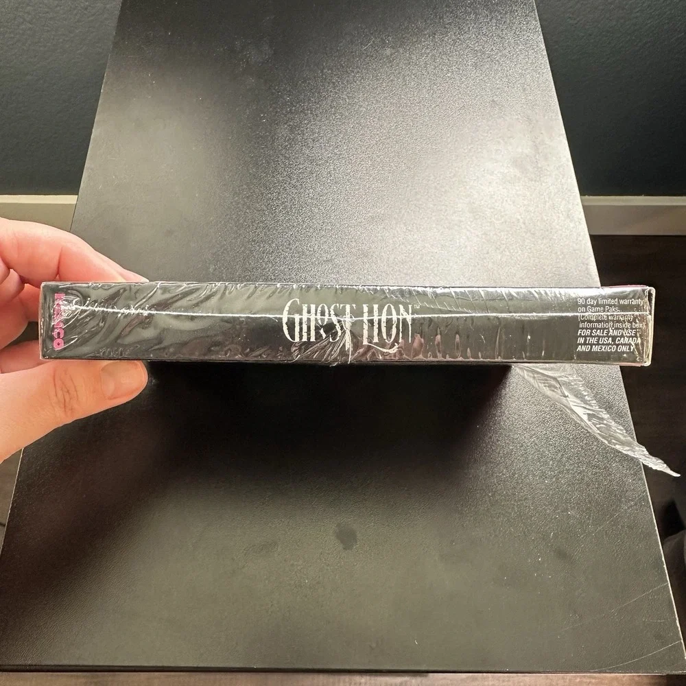 Ghost Lion (NES Nintendo) CIB Partially Shrink Wrapped 95% Sealed Near Mint Cond